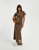 Azulae_Modelimage_Front_Ola_Dress_Chocolatechip_Jpg High res_1
