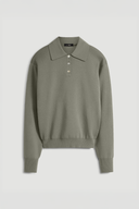 LENE-KNIT-POLO_VETIVER_Front