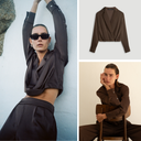 MIRANDA BLOUSE - GANACHE